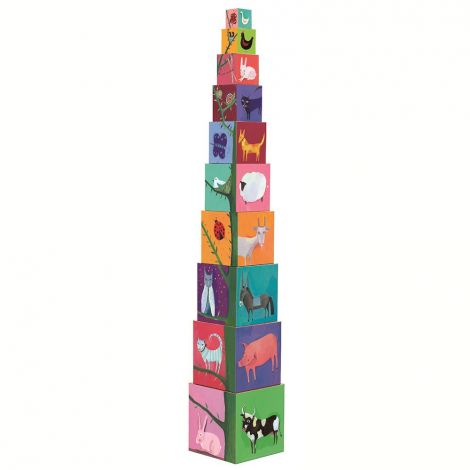 10 cubes animaux/chiffres - A partir de 1 an 10 cubes animaux/chiffres - A partir de 1 an