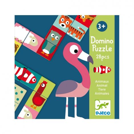 Domino puzzle animaux - A partir de 3 ans