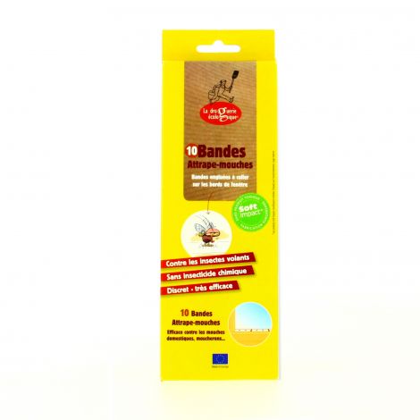 10 bandes Attrappe-mouches 10 bandes Attrappe-mouches