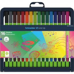Marqueurs fins 0,4 mm Line Up Bio 16 couleurs - à partir de 3 ans