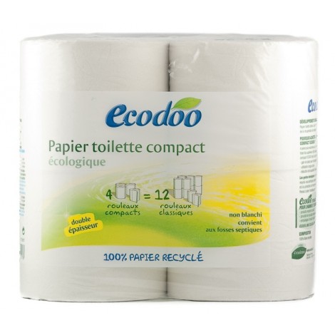 Papier toilette compact recyclé