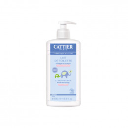 Lait de toilette bébé corps et visage 500 ml - Cattier