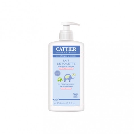 Lait de toilette bébé corps et visage 500 ml - Cattier Lait de toilette bébé corps et visage 500 ml - Cattier