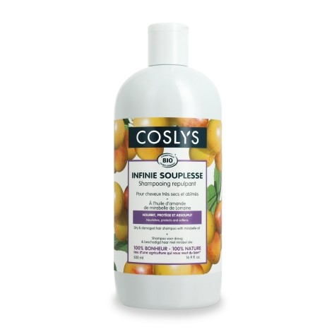 Shampoing BIO cheveux secs huile de mirabelle 500 ml Shampoing BIO cheveux secs huile de mirabelle 500 ml