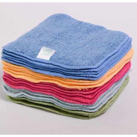 25 lingettes bambou velours - arc-en-ciel 25 lingettes bambou velours - arc-en-ciel