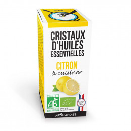 Cristaux d'huiles essentielles à cuisiner - citron - 10 g