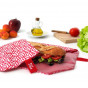 Pochette sandwich lavable et réutilisable Boc'n'Roll - Tiles Red