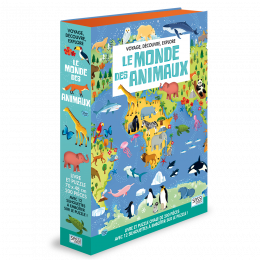 Puzzle Ovale Le monde des animaux 200 pièces - à partir de 6 ans