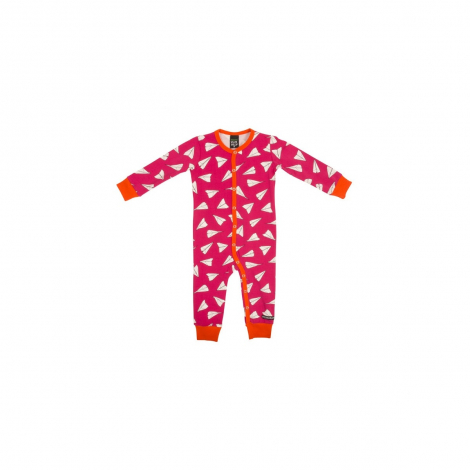 Pyjama combi en coton bio Cranberry Avions