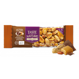 Barre aux noix et fruits secs - Chocolat noir Peanut caramel - 1 x 40 g