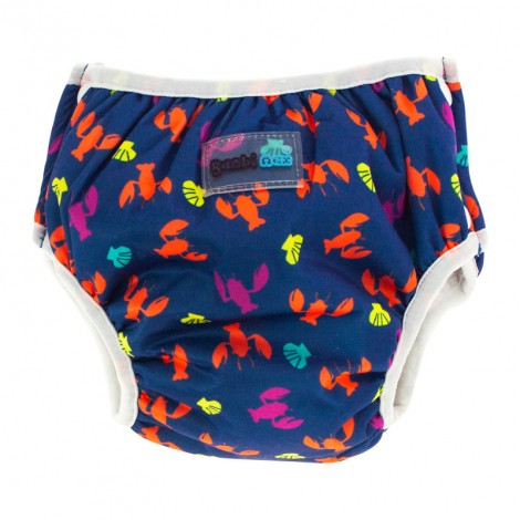 2 en 1 culotte d'apprentissage et maillot de bain - lot de 2 - Bleu homards 2 en 1 culotte d'apprentissage et maillot de bain - lot de 2 - Bleu homards