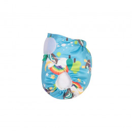 Couche lavable TE1 TeenyFit V4 - nouveau-né - motif Row your boat