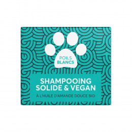 Shampooing solide pour animaux - Poils blancs - 60 ml 