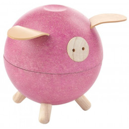 Cochon tirelire - rose - à partir de 3 ans