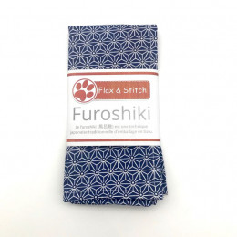 Furoshiki 32 x 32 cm - Geometric Blue 2
