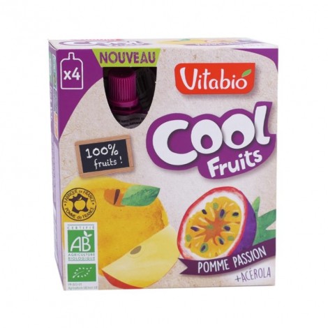 Cool Fruits - Pomme Passion - 4 gourdes Cool Fruits - Pomme Passion - 4 gourdes