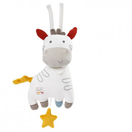 Peluche musicale zèbre en coton bio - Fehn