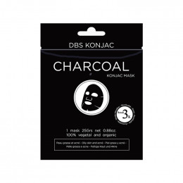 Masque visage Konjac - Charbon de bambou