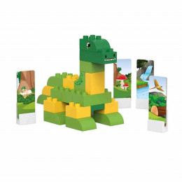 Dino brontosaure - 34 blocs de construction - à partir de 18 mois