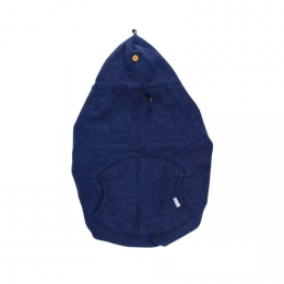 Couverture de portage Igloo en laine foulée - Bleu foncé
