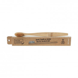 Brosse à dents adulte en bambou - Médium souple