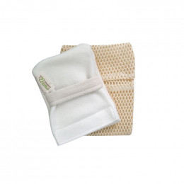 Kit anti gaspi - 2 gants + accessoire de gommage