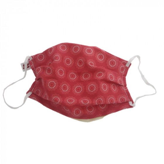 Masque buccal avec pince nez pour adulte - Oregrund red Masque buccal avec pince nez pour adulte - Oregrund red