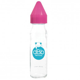 Biberon en verre Regul'air anti-colique 0-4 mois - 240 ml