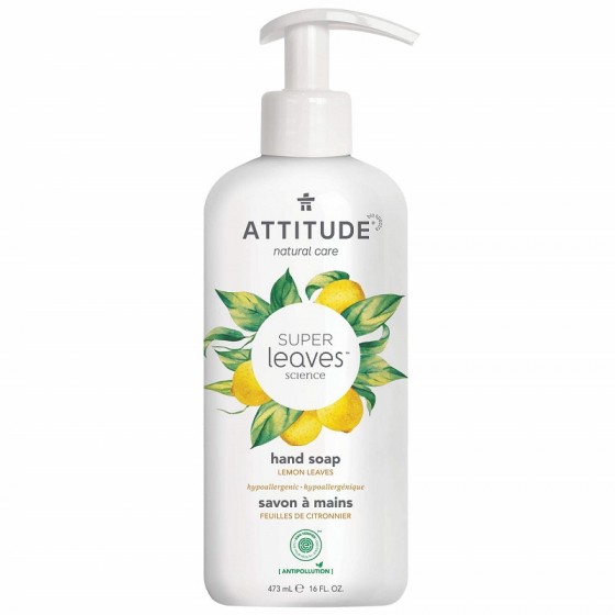 Savon mains Feuilles de Citronnier 473 ml Super leaves Savon mains Feuilles de Citronnier 473 ml Super leaves