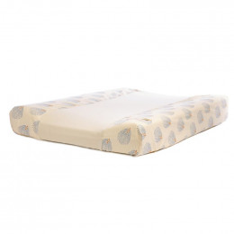 Housse de matelas à langer Calma - Blue gatsby & Cream