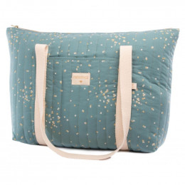 Sac de maternité Paris - Gold confetti & Magic green
