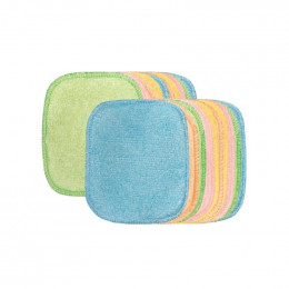 Kit Eco Belle Bois 20 carrés démaquillants lavables - Bambou multicolore
