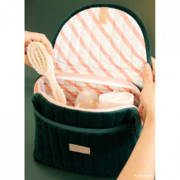 Trousse de maternité Savanna velvet - Jungle green