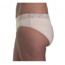 Culotte menstruelle - style dentelle - Amande