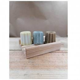 Trio de cannelés - Patchouli Argile Ortie - 3 x 20 g