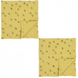 Langes en mousseline - 110x110cm - 2pcs - Sunny Spots