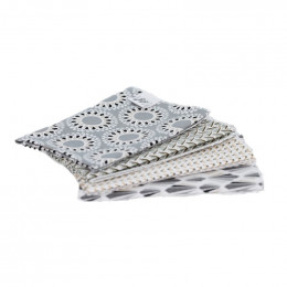 4 mouchoirs en coton Malawa - M - 25 x 25 cm