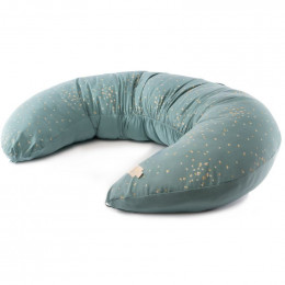 Coussin de maternité Luna - Gold confetti & Magic green