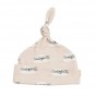 Bonnet en coton BIO - Phoques Rose