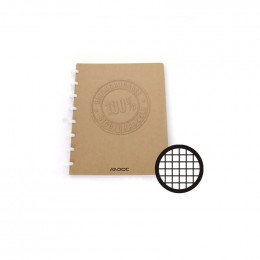 Cahier à anneaux A5 à carreaux