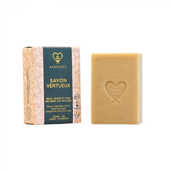 Savon vertueux Bio - Cèdre et Pin - 100 g