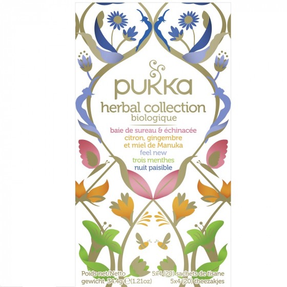 Thés et tisanes Bio - Herbal collection - 5 x 4 infusettes