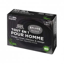 Savon tout en un Bio pour homme - 80 g
