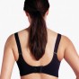 Soutien-gorge d’allaitement rembourré à armatures gel GelWire™ sans coutures - Noir