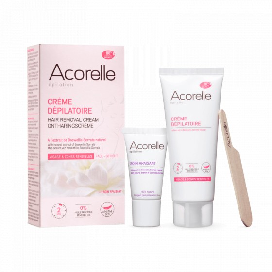 Crème dépilatoire visage et zones sensibles - 75 ml Crème dépilatoire visage et zones sensibles - 75 ml