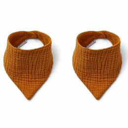 Set de 2 bavoirs Andrea Mustard