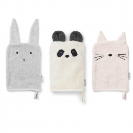 Set de 3 gants de toilette Sylvester Girlie