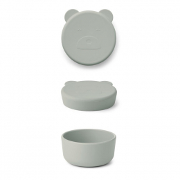 Boîte à collations Carrie - Mr bear dove blue