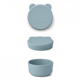 Boîte à collations Carrie - Mr bear sea blue