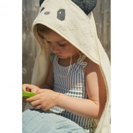 Cape de bain Augusta - Panda crème de la crème